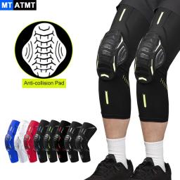 2pc adulto joelheira bicicleta ciclismo proteção cotovelo basquete voleibol esportes joelheiras joelho perna capas anti-colisão protetor - Image 1