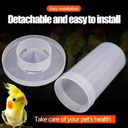 Automatic Bird Quail Drinking Cup Fountain, alimentador de plástico, Water Food Tray Box, Bird Tank Drinker, Pigeon Cage Acessórios, 1Pc - Image 5