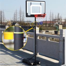Suporte de basquete móvel para crianças e adultos, profissional, argola ajustável para esportes ao ar livre, cesta de aros - Image 6