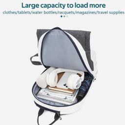 Mochila de Raquete de Tênis Multifuncional, Saco Impermeável, Saco de Tênis Profissional para Homens e Mulheres, 3 Raquetes, 50L - Image 4