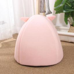 Cama macia do animal de estimação para animais pequenos, Adorável inverno dormindo ninho para gato e cachorro, Bonito - Image 6