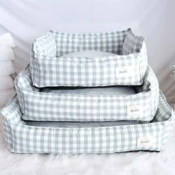 Cama de treliça macia para animais, sofá-cama, cesta para cães pequenos e médios, almofada para cachorro, acessórios para animais - Image 3