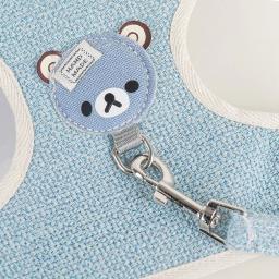 Coelho bonito Arnês e Leash Set, Bunny Pet Acessórios, Coletes, Outdoor Walking, Newest Pet Supplies - Image 6