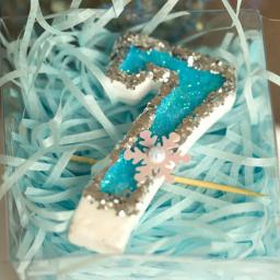 Velas do aniversário com Glitter Número, Toppers Do Bolo, Shell Azul, Decoração Do Casamento, Bolos Digitais, Decoração De Sobremesa, 1PC - Image 4
