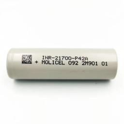 INR21700 P42A 3.7v 4200mah 10C 45A célula de íon de lítio de baixa temperatura ebike scooter swapper Molicel P42A resistência a baixas temperaturas - Image 4