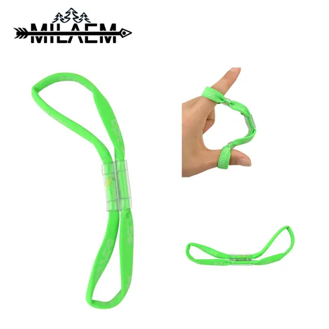 Sling Verde de Nylon para Tiro com Arco Recurvo - Acessórios de Caça e Proteção para Arco Recurvo