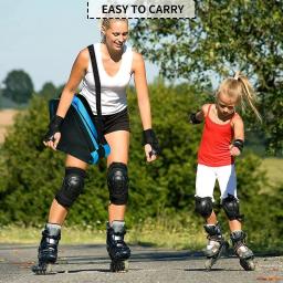 1/2 pçs portátil patins saco de patinação no gelo grande respirável crianças patins inline saco de armazenamento patins sapatos de patinação saco - Image 5