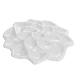 Placa De Misturador De Cores De Porcelana De Imitação, Paleta De Pintura Oval, Mistura De Pigmentos, Paletas De Maquiagem Infantil, Paleta De Onda - Image 6