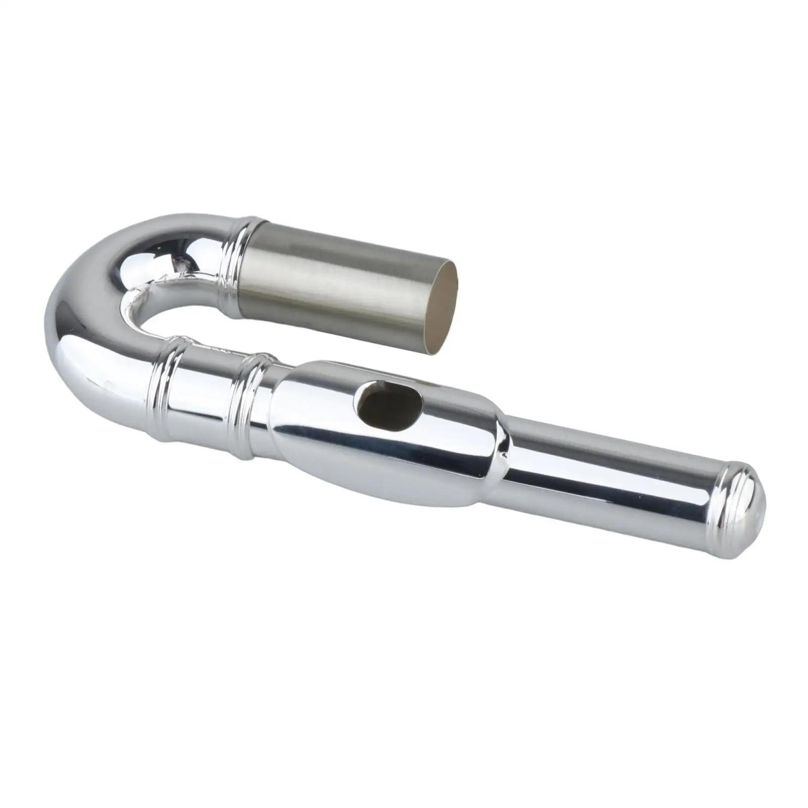 Acessórios de tubulação bocal flauta fácil instalação durável cobre curvado cabeça para banda orquestra - Image 1
