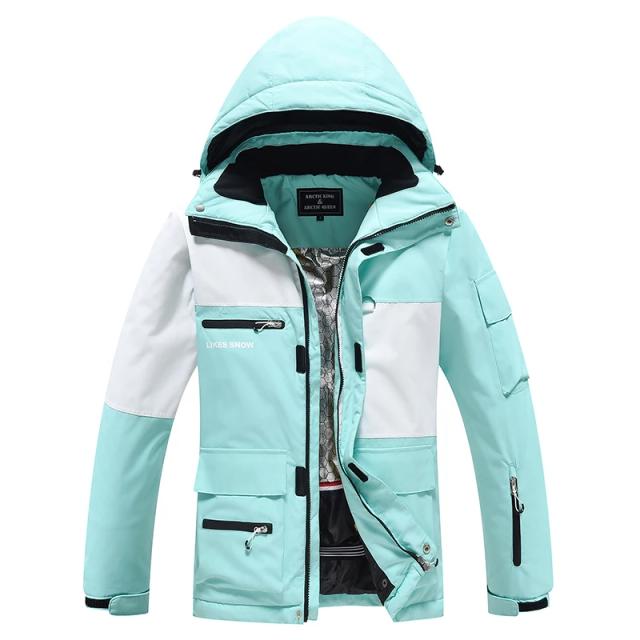 Conjuntos de Snowboard Masculino e Feminino Jaqueta e Calça de Neve 30