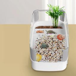 Gaiola de réptil tipo tartaruga para pequenos animais, visão completa da visão da visão completa do réptil - Image 2
