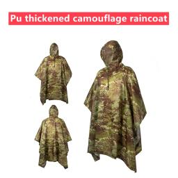 Impermeável Poncho Impermeável Multifuncional Capa De Acampamento, Roupas De Caça, Barraca De Abrigo, Tampa De Emergência - Image 1
