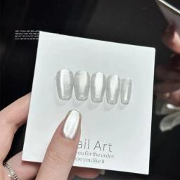 Esmalte magnético para unha arte, unha polonês, espelho, porcelana, branco, olho de gato, efeito galáctico, led uv, 10ml, 1pc - Image 3