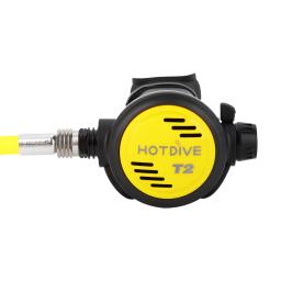 Equipamento de Mergulho HOTDIVE T2 Regulador de Respiração Ajustável Equilibrado Segundo Estágio com Mangueira - Image 4