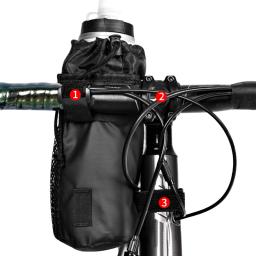 Suporte de garrafa de bicicleta para ciclismo Bolsa de garrafa de água MTB Bike Chaleira isolada Acessórios para bolsa de guidão - Image 3