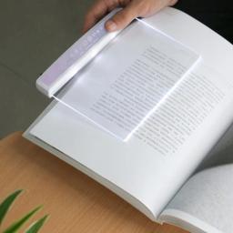 Portátil LED Flat Book Luzes, Luzes do livro, Luz de página inteira, Leitura na cama à noite, Painel Placa Lâmpada Board - Image 4