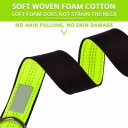 Ajustável Nylon Neck Collar para cães, coleiras tampa, conjunto de tração, correntes reflexivas, Pet fornecimentos, grande, médio, pequeno - Image 4