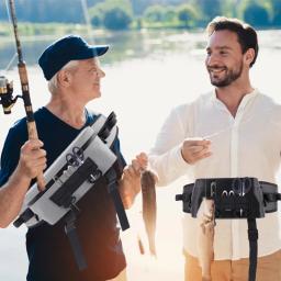 Saco de cintura de pesca ao ar livre grande capacidade saco de estrada multifuncional à prova dwaterproof água saco de artes de pesca portátil leve saco de pesca - Image 5