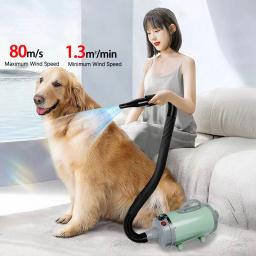 Pet cabelo secador para cães e gatos, grooming blower, mudo, vento quente, secador rápido, pequeno, médio, grande, doméstico - Image 1