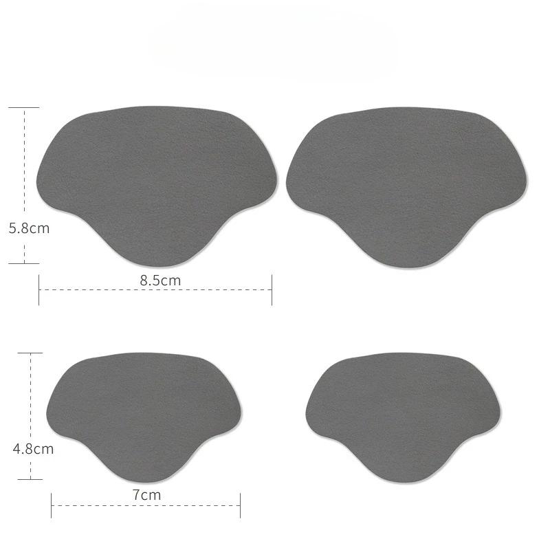 Anti-desgaste adesivos para tênis, 4 pcs/set, anti-desgaste almofadas para reparação de sapatos, malha buraco - Image 1