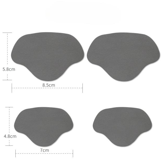 Adesivos Anti-desgaste para Tênis - Conjunto com 4 Almofadas para Reparação de Sapatos e Malhas com Buracos