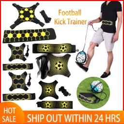 Equipamento De Treino De Bola De Futebol, Ajustável, Solo Cinto, Pano De Nylon, Elástico, Auxiliar, Fitness, Prática - Image 1
