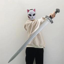 Arma de suporte para RPG Medieval Cosplay, Espada Prateada, Faca de Cavaleiro, Modelo de suporte para sargento, WW 1:1, Prata - Image 2