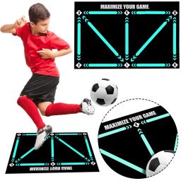 Tapete de treinamento de futebol antiderrapante dobrável, Dribble Training Mat, Floor Playing Acessórios para crianças e adultos - Image 3