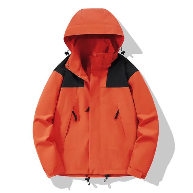 Jaqueta Impermeável Masculina com Capuz para Alpinismo - Casaco Esportivo Respirável Unissexo para Outono e Inverno
