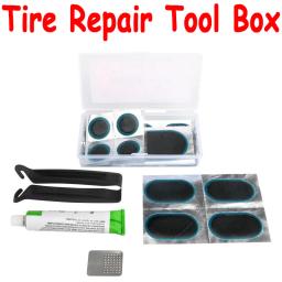 Kit de reparo portátil do pneu para a bicicleta, remendo da punção, ferramentas de reparo, reparo do selante, colagem, bicicleta da estrada da montanha, motocicleta, tubo interno - Image 1