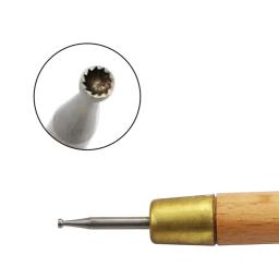 Wire Rounder Madeira Handle Jóias Carving Bits, Durable Round Cup Burr, Jóias Fazendo Ferramenta para Artesanato Projetos Hobbies - Image 2