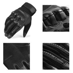 Dedo completo masculino duro Knuckle luvas táticas, tela sensível ao toque, tiro airsoft, jogo de paintball - Image 6