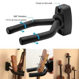 Suporte ajustável para guitarra Wall Mount, Stand Parts e Acessórios, Home Instrument Display, Guitar Hook Hangers, Guitar Picks - Image 2