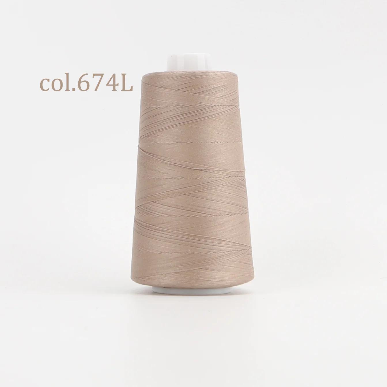 Linha Quilting de algodão para costura mecânica, máquina multiusos, 18 cores disponíveis, 40S, 3, 2500 metros, 40WT - Image 1