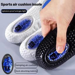 Novas palmilhas esportivas para sapatos tecnologia absorção de choque desodorante almofada respirável palmilhas de corrida para pés homem mulher - Image 2