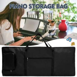 Impermeável Oxford Pano Piano Bag, bolsa espessada, 61 chaves, Mala do teclado, acessórios do instrumento eletrônico - Image 3