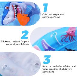 Water Playing Mat for Cat, Sensory Play Mat para Cat, PVC, Ocean Fish Crawling Induction, Brinquedo interativo - Image 5