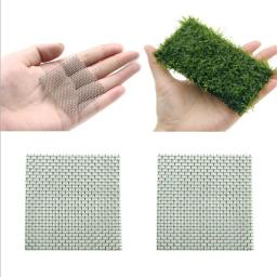 2 pçs de aço inoxidável almofada de rede de arame aquário tanque de peixes decoração plantas musgo net decoração 8x8 cm peixes decoração do aquário acessórios - Image 2
