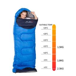 BISINNA Saco de dormir de acampamento ultraleve à prova d'água inverno quente envelope mochila sacos de dormir para viagens ao ar livre caminhadas - Image 5