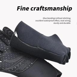 Luvas de mergulho em neoprene, manter aquecido, mergulho, surf, caiaque, canoagem, pesca submarina, esqui, natação, esporte aquático, 3mm - Image 4