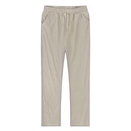 Calças de linho de algodão masculino outono novo respirável cor sólida calças de linho fitness streetwear S-3XL - Image 4