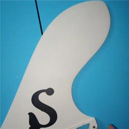 Altura 9.5 polegada sup prancha de surf inflável única aleta para os eua caixa paddle board fin surf board windsurf fin fibra de vidro lb centro - Image 6