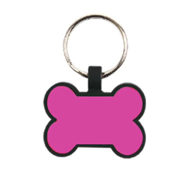 Etiquetas de Identificação Personalizadas para Cachorros em Silicone, Gravadas com Nome - Presente Ideal para Filhotes Silenciosos