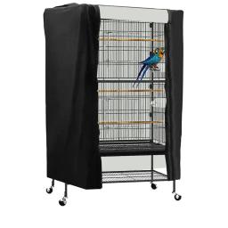 Waterproof Outdoor Large Bird Cage Cover, 210D Oxford pano à prova de chuva, protetor solar, capa de poeira para Pet, Parrot Cage Shading, M, L - Image 5