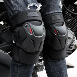 1 par de joelheiras para motocicleta, joelheiras para equipamentos de proteção de motocicleta, off-road, cotoveleiras para andar de motocicleta, esportes ao ar livre - Image 5