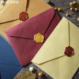 Envelopes ocidentais com textura de cânhamo, retro Envelopes para casamento festa convite cartões, presente personalizado, 10 pcs/lot, novo - Image 1