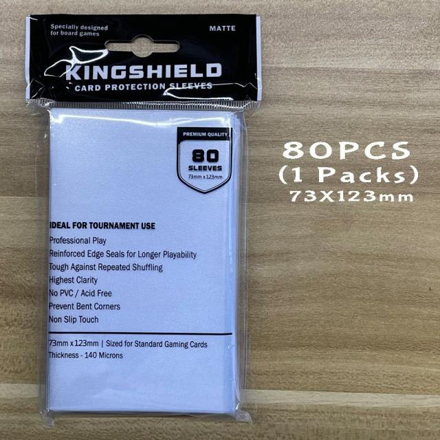 Mangas Protetoras Fosca Colorida 100 Peças 66x91mm para Cartas TCG e Tarot