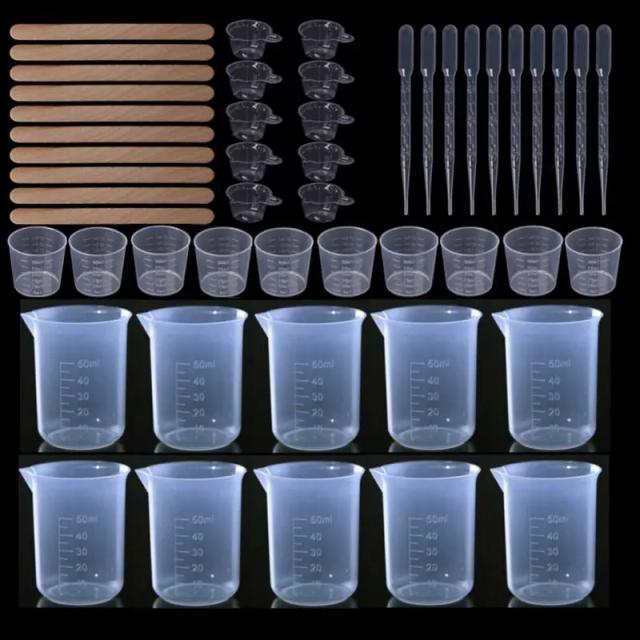 Copos de Medição para Resina de Silicone: Ferramentas de Arte e Suprimentos para Fundição e Mistura Eficiente