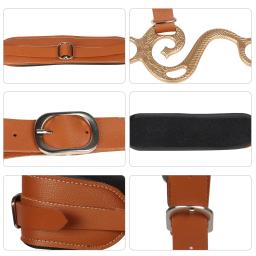 Ajustável hackamore cavalo bit couro marrom inglês ocidental brida acolchoada nariz curb corrente equestre equitação equipamentos esportivos - Image 4