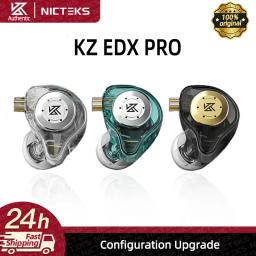 KZ EDX PRO Dynamic Drive Fones de ouvido HIFI Bass Music Fones de ouvido intra-auriculares com cancelamento de ruído Fones de ouvido para jogos com microfone KZ ZSN - Image 1
